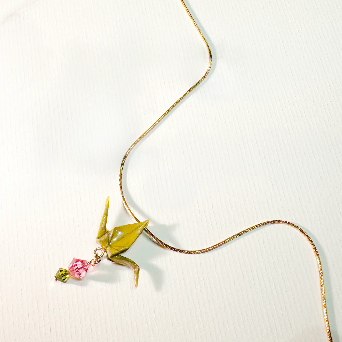 Crane Necklace