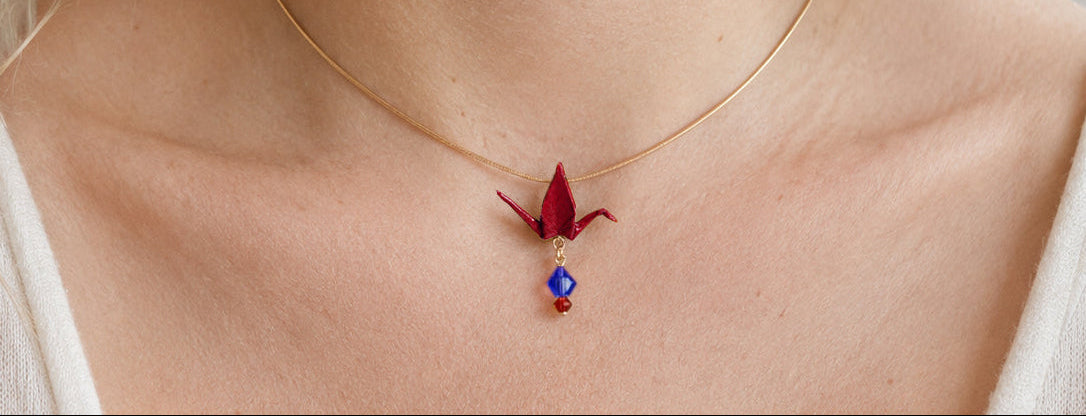 Crane Necklace