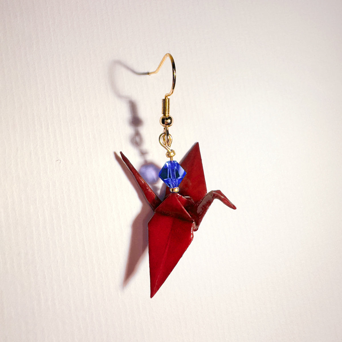 Crane Dangle with Crystal